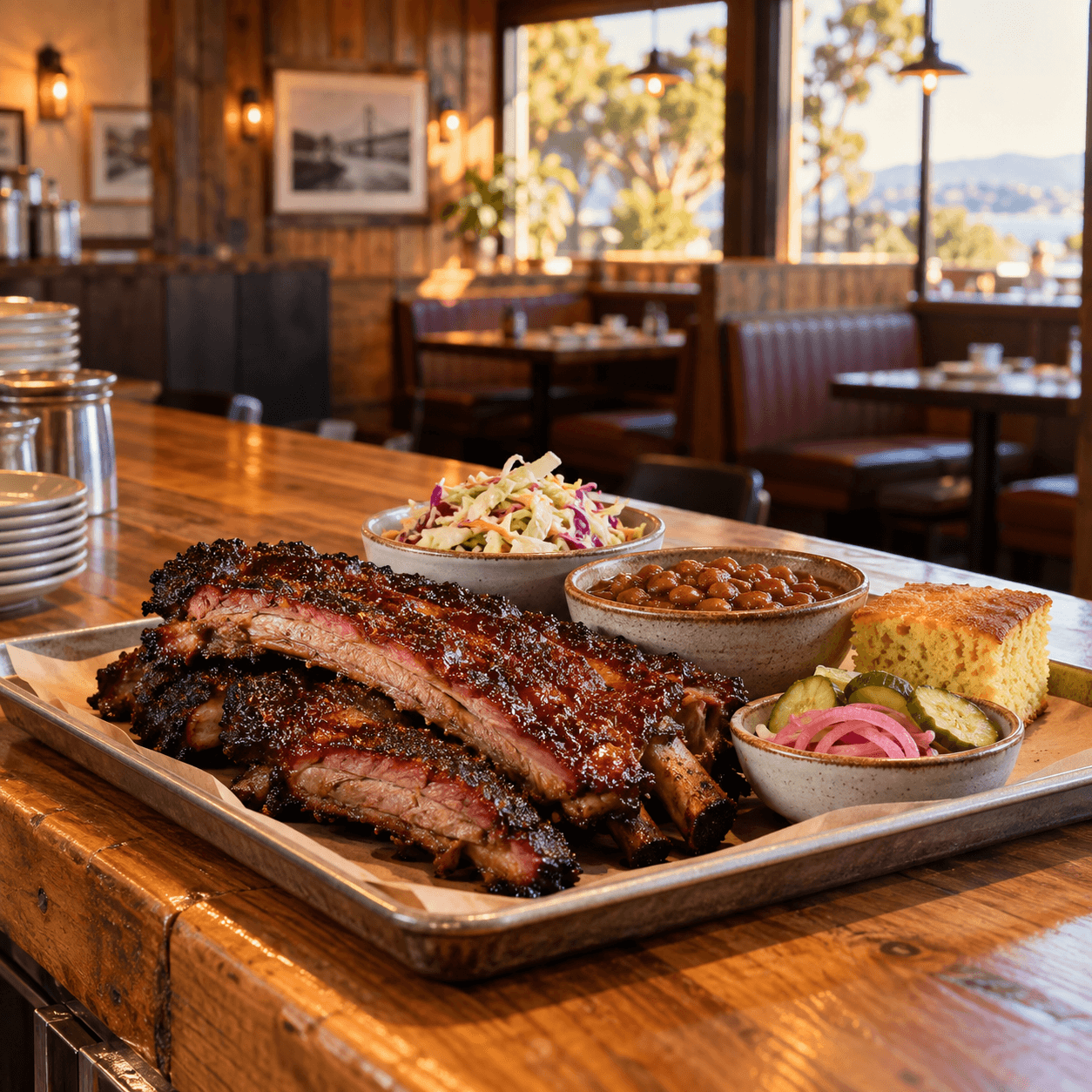 Illustrative photography: Barbecue dining concept